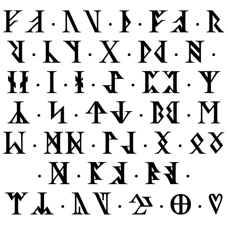 New Rune Font